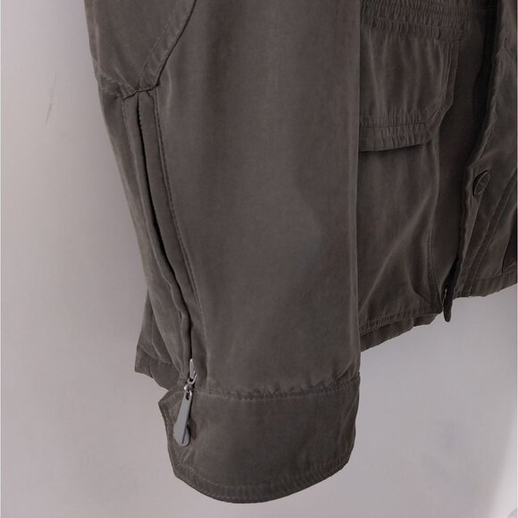 Mauro Ferrini Olive Green Faux Suede Utility Jacket Men's Sz XXL - Picture 5 of 16